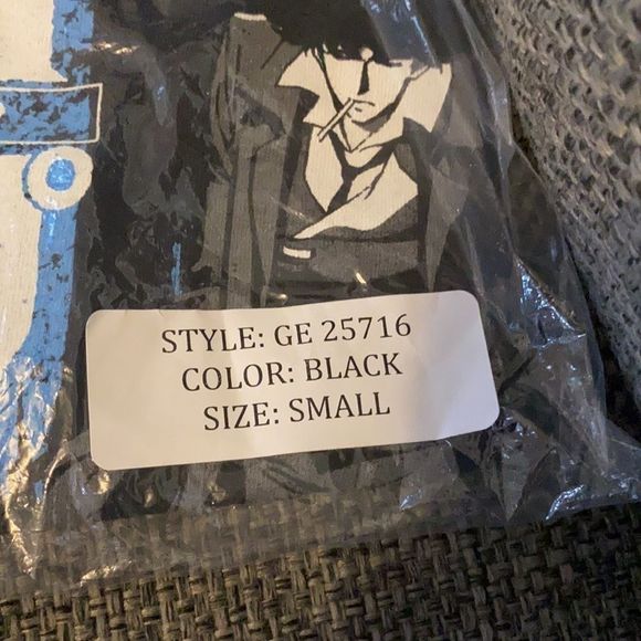 Cowboy Bebop Spike Anime Opening Credits Officially Licensed Adult T-Shirt - Picture 5 of 8